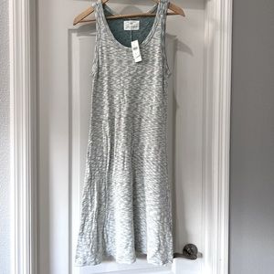 Anthropologie Sol Angeles Turquoise Space Dye Sleeveless Dress